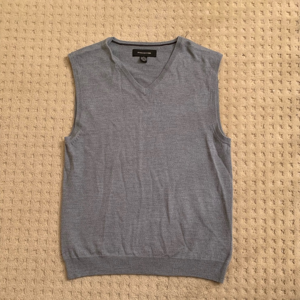 Jones New York merino wool vest